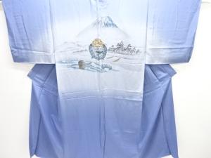 アンティーク　茶道具模様男物長襦袢